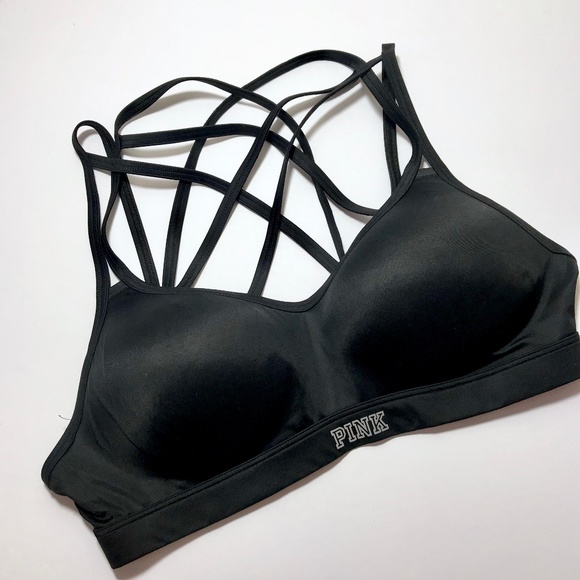 caged front sports bra